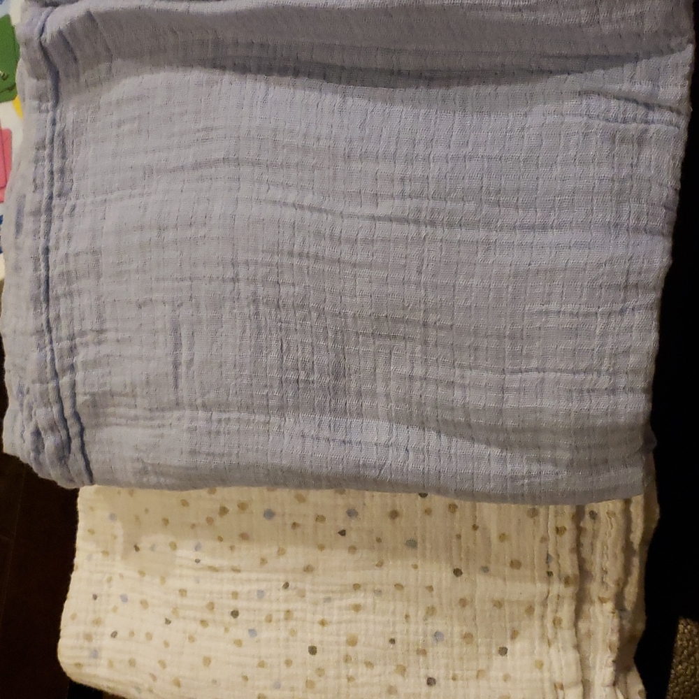 Aden + Anais muslin swaddle blankets